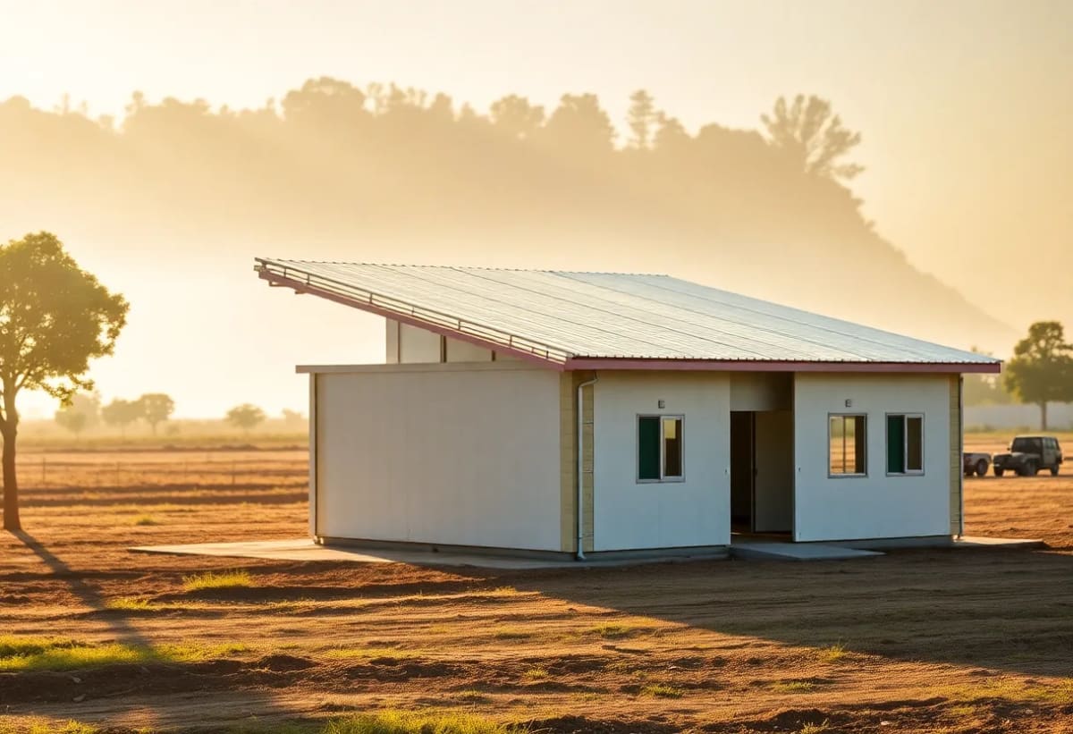뉴세라 지붕재로 구현한 가설 건축물 안전 혁신